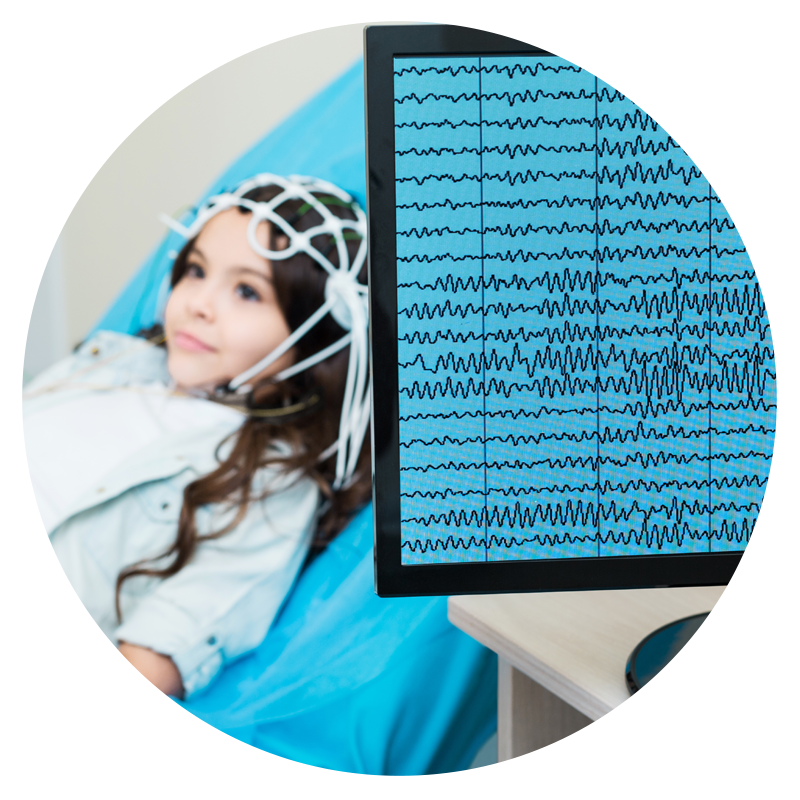 Using EEG Technology on child - Novara Healthcare - Houston, Texas